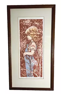 Mary Vickers limitierte Auflage signierte Artist Proof Radierung "Little Girls Are Made Of" - Bild 1 von 10