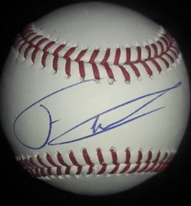 Franklin Barreto Oakland Athletics Autographed Signed Official MLB Baseball - Picture 1 of 3