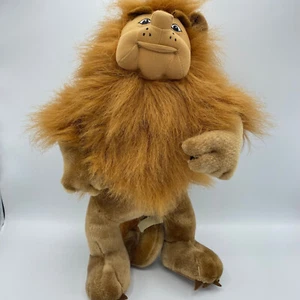 Vintage Wizard of Oz Cowardly Lion 17" Self Standing Plush Turner EnterTAIN 1995 - Picture 1 of 8