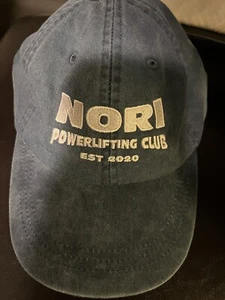 Nori Powerlifting Club Hat Blue Denim GBT Get Better Today SBD Gameday Barbell - Picture 1 of 2