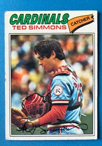 1977 Ted Simmons Topps #470 St. Louis Cardinals HOF EX J33 - Bild 1 von 2