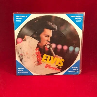 ELVIS PRESLEY Love Me Tender 1985 Danish 7" Vinyl picture disc single FOREVER EX - image 1 of 4