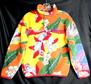 Ralph Lauren Polo Tropical Floral Pile Fleece Pullover Unisex Erwachsene/Teen XL/16 - Bild 1 von 14