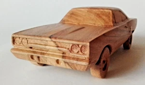 1:16 Wood Muscle Car Model – 1970s American Style – Custom Models on Request - Picture 1 of 10