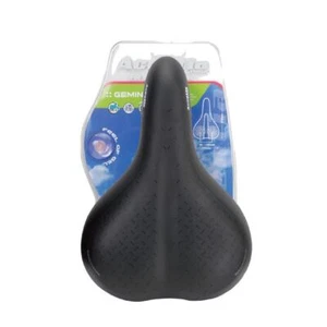 Acentia Geminus Gel Bike Saddle Unisex Adults 270x175mm Black - Bild 1 von 4