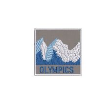 Olympic National Park Patch Embroidered Iron-On Applique Souvenir Nature