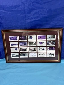 Cigarette Cards.Gallaher Tobacco.silk Cut Advertisements, 1993, Full Set Framed - Picture 1 of 13