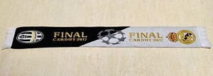 “JUVENTUS FC - REAL MADRID CF” Champions League FINAL CARDIFF 2017 BUFANDA SCHAL - Imagen 1 de 5
