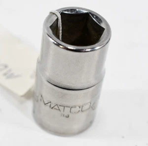 MATCO TOOLS C186 9/16" 1/2" Drive Chrome Shallow 6-Point Socket M209 - Picture 1 of 7