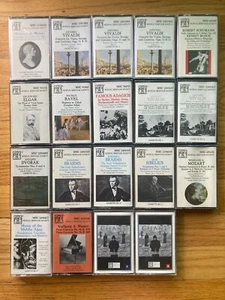 *SEALED* 19x CASSETTE LOT MUSICAL HERITAGE SOCIETY CLASSICAL MHS ravel mozart - Foto 1 di 3