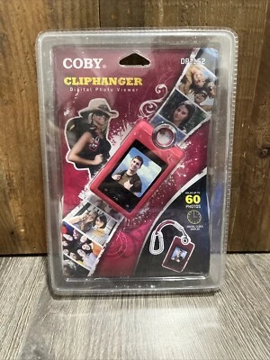 Coby Digital Photo Viewer Cliphanger Keychain - DP-152 (Red) Brand New - Image 1 of 2