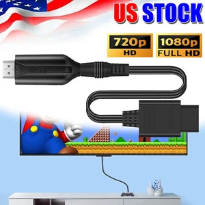 Cavo adattatore convertitore da N64 a HDMI per Nintendo N64 N64/Super SNES/NGC 1m - Foto 1 di 10