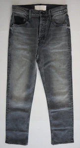 MOTHER 1664-846 Women's Sz 25 Black Distressed The Tomcat Ankle Denim Jeans $288 - Picture 1 of 9
