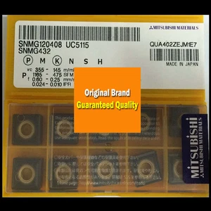 10PCS in BOX Original MITSUBISHI SNMG120408 UC5115 SNMG432 Carbide Insert New - Photo 1/1