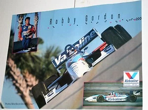 CARRITO ROBBY GORDON INDY CAR VALVOLINE GRANDE PÓSTER ARTÍSTICO A TODO COLOR 22 X 28 - Imagen 1 de 1
