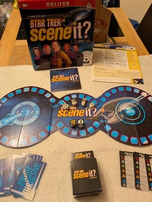 "Star Trek" Scene It (Deluxe Edition)  DVD Game, In steel book Case  - Image 1 of 4