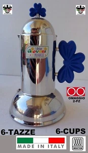 VINTAGE CAFFETTIERA 6-TAZZE COLLEZIONE PRANDELLI GIOVANI ACCIAIO 18/10 + OMAGGIO - Foto 1 di 6
