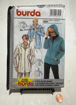 Burda 3105 Women's Jacket Sizes: 10-20 - Image 1 of 4