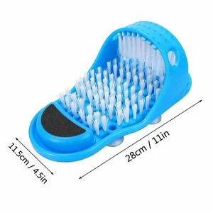 FOR Shower FOOT Scrubber Massager Exfoliating Cleaner Washer Wash Slipper Brush - Picture 1 of 8