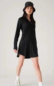 Athleta Pacifica Shores Coverup Swim UPF | Black Small #846511 - Picture 1 of 5