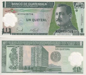 Guatemala 1 Quetzal 2006 P 109 Polymer UNC - Picture 1 of 1