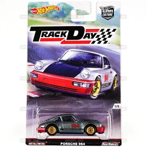 Hot Wheels PORSCHE 964 Track Day - HW Car Culture 1:64 Real Riders Mattel DJF93 - Foto 1 di 2