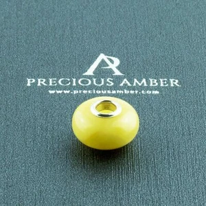 White Natural Baltic Amber Charm Silver Small Gemstone Bracelet Jewellery Gift - Picture 1 of 5
