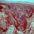 1961 Colorado View Of Canyon Royal Gorge Scenic Railway Medium Format Slide Cv95