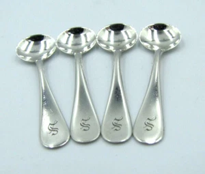 OBO! MONO "S" 4 cucchiaini antichi vintage ALVIN ARGENTO STERLING cantina sale c.1907 - Foto 1 di 6