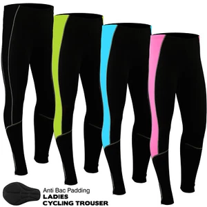 Damen Damen Radsporthose Winter Thermelhose lange Hose Fahrradleggings - Bild 1 von 5