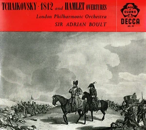 TCHAIKOVSKY 1812 & Hamlet Overtures VINYL Adrian Boult UK Decca ACL10 @Classical - Imagen 1 de 3