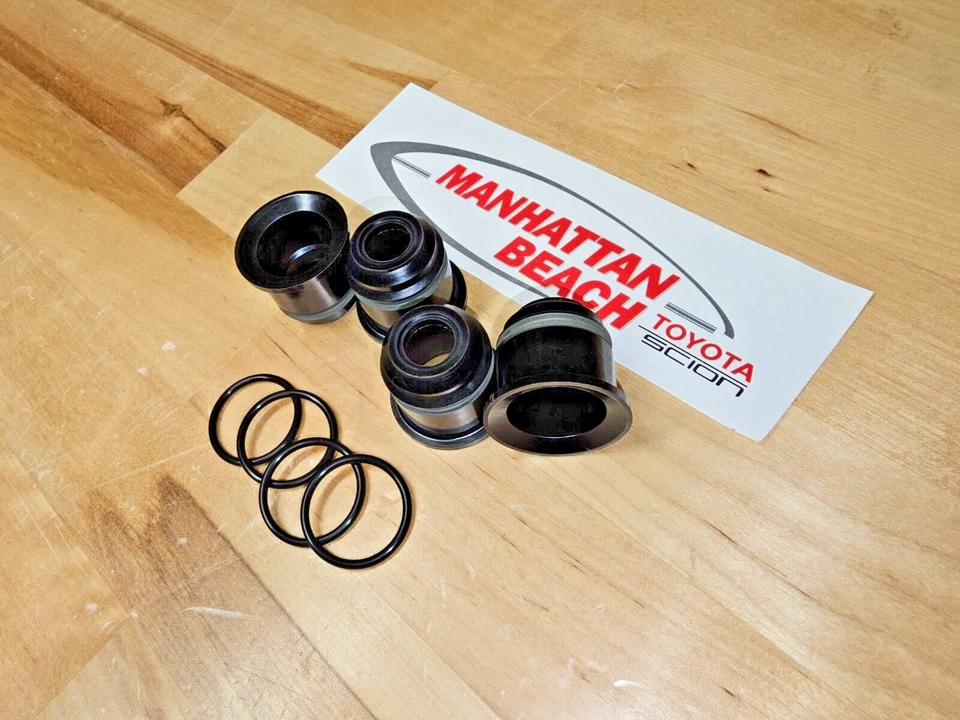 Soporte de inyector de combustible para motor de 4 cilindros y espaciador y juntas tóricas genuino Toyota OEM 2,7 L 3RZ Foto 1 de 1