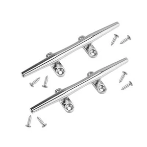 Boat Cleat Stainless Steel 4" 5" 6"Marine Dock Cleat or Home Decorative 2pcs ... - Picture 1 of 6