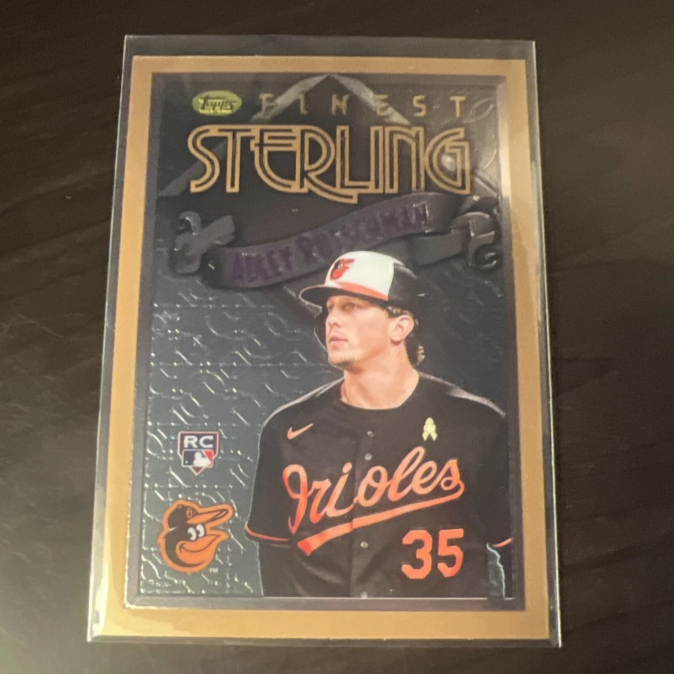 2023 Topps Finest Flashbacks Adley Rutschman RC Sterling #16 - Image 1 of 1