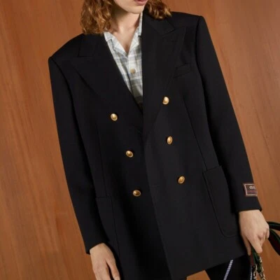 Gucci Wool Double-Breasted  Blazer Jacket-With Tags- RRP$4,500 AUD - Image 1 of 4