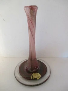 Glaskünstler Peter Kasper Bleikristall 24% PbO Sammlerstück Knospen Vase - Bild 1 von 5