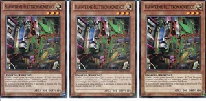 CARTA YU GI OH - 3 X BACOVERME ELETTROMAGNETICO - ABYR-IT090 - COMUNI - Foto 1 di 1