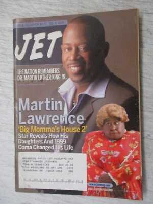 JET MAGAZINE FEBRUARY 6, 2006 MARTIN LAWRENCE BIG MOMMA'S HOUSE 2 - Image 1 of 2