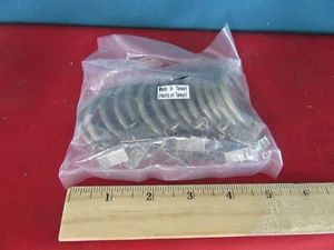 870. 14 Curtain Rings with Pincher Clips, 1-7/8", Antique Gold, Drapery Hooks - Picture 1 of 3