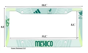 MEXICO, Seleccion mexicana, License Plate Frame , Futbol, Soccer Jersey - Picture 1 of 2