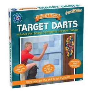 Fun Bath Time Toilet Darts Game Gift Present Family NEW - Picture 1 of 4