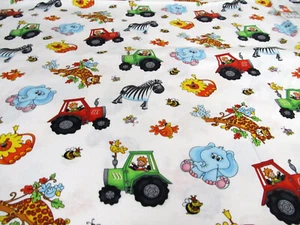 Tiere Farm Alpha Babys Henry glass Patchworkstoff Baumwolle 50x110cm - Bild 1 von 6