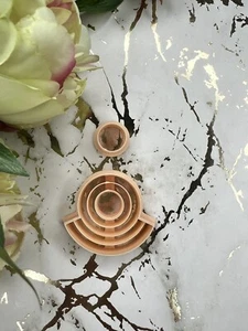 Polymer Clay Cutter 55 mm Kreis Fächer | Schmuckherstellung Werkzeug - Ton Basteln - Bild 1 von 3