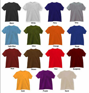T-Shirt Men's Big Tall GREYSTONE Short Sleeve Tee Shirt Plain Heavyweight 14XL