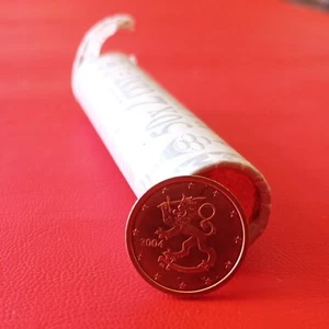 2 Cent Finland 2004 UNC Bank Fresh from Roll / KM#99 S#106 - Picture 1 of 4
