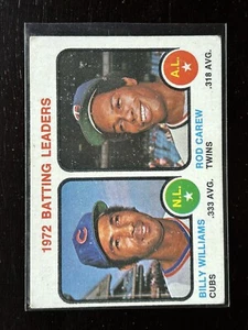 1973 Topps #61 1972 Batting Leaders Billy Williams Rod Carew - Bild 1 von 2