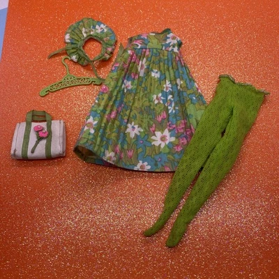 Conjunto Vintage Mattel Francie Tenteriffic #1211 Casi Completo Sin Zapatos Años 60 Foto 1 de 4