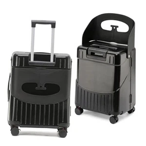 Hardside 22- Inch Luggage with Child Seat, Lockable 4- Spinner Wheels with TSA - Picture 1 of 7