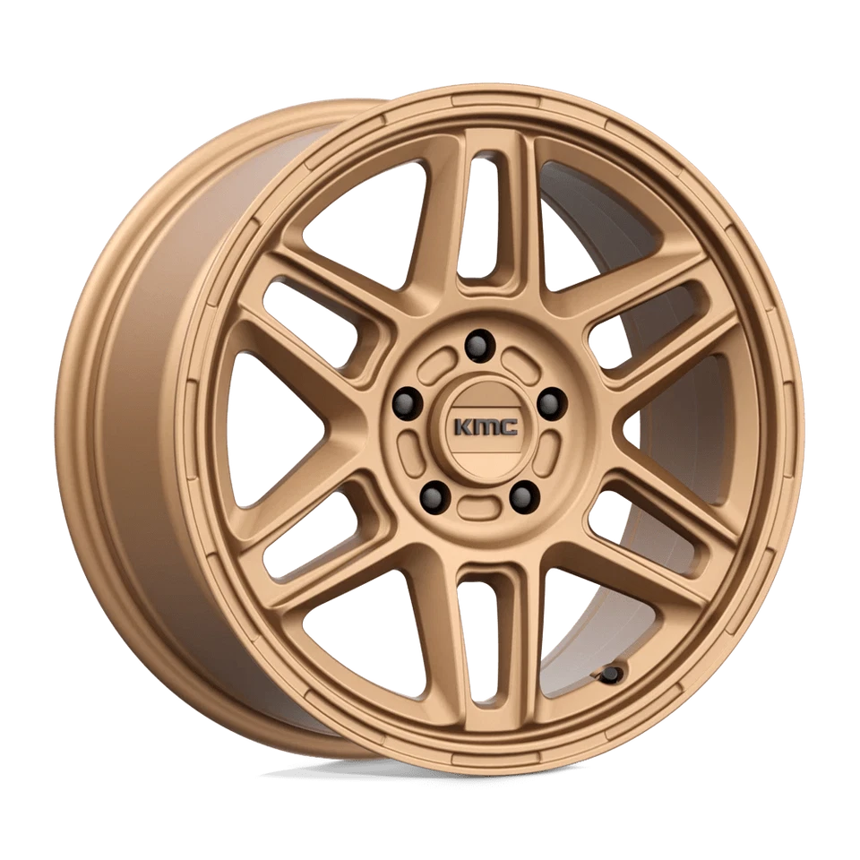 KMC KM716 Nomad 17x8 +38 Matte Bronze Wheel Rim 5x114.3 (QTY 4) KM71678012638 - Изображение 1 из 4