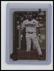 2025 Topps Cromo #216 Luis Arraez Sepia Refractores San Diego Padres - Imagen 1 de 2